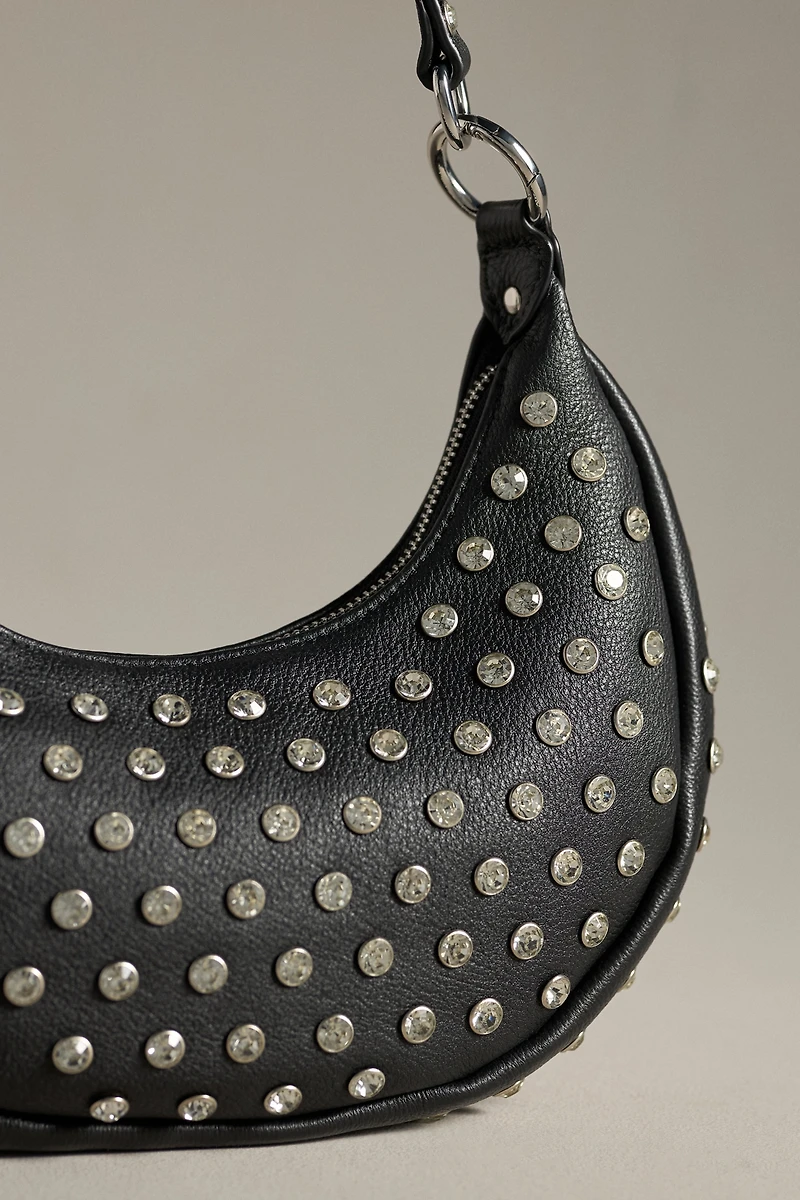Retrofete Maybelle Rhinestone Studded Shoulder Bag