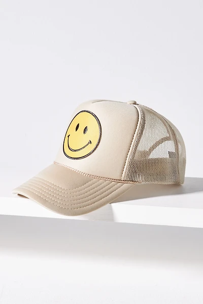 Ascot + Hart Happy Trucker Hat