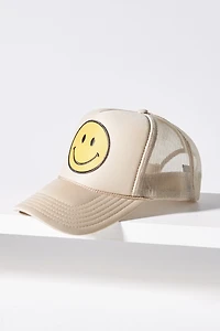 Ascot + Hart Happy Trucker Hat