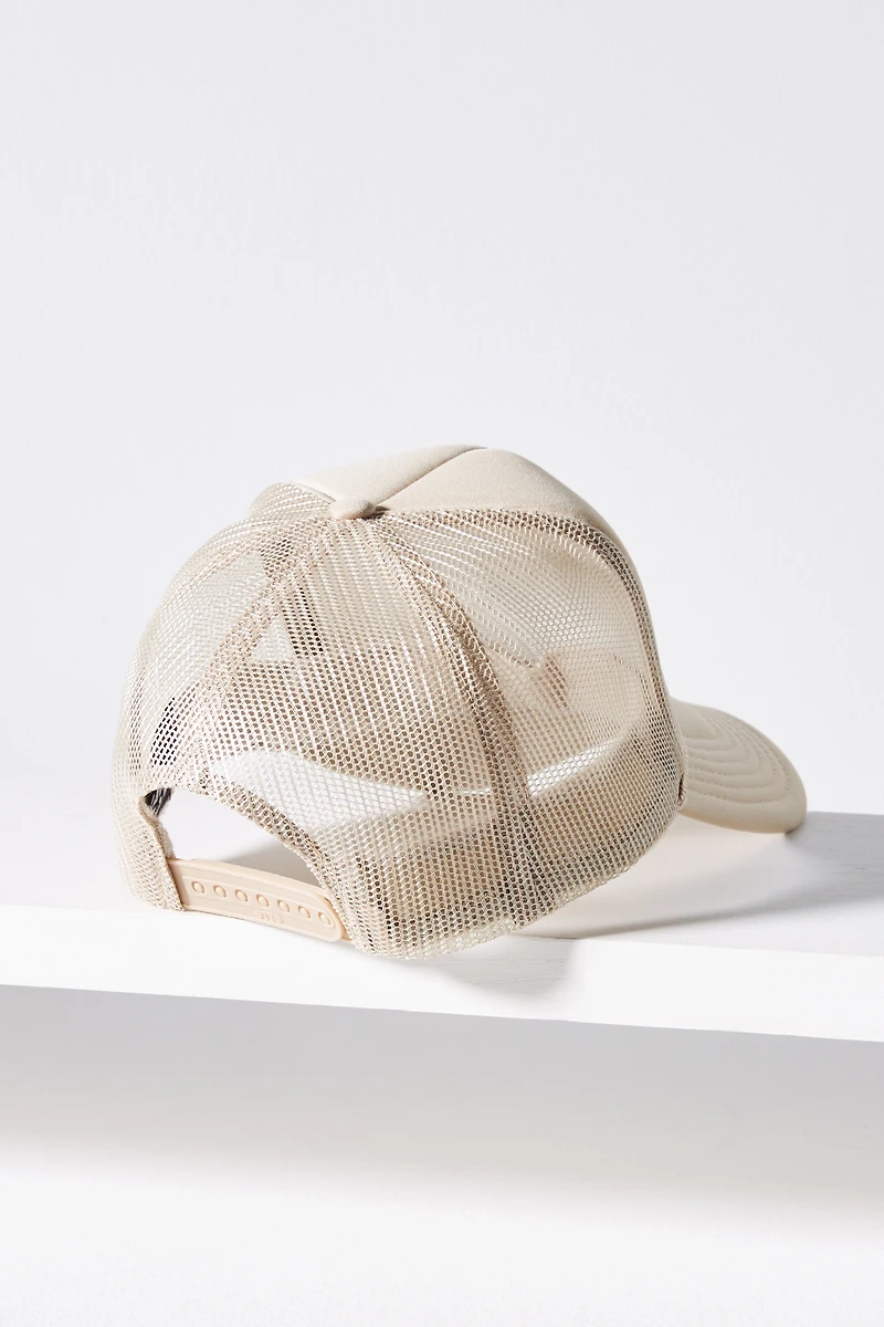 Ascot + Hart Happy Trucker Hat