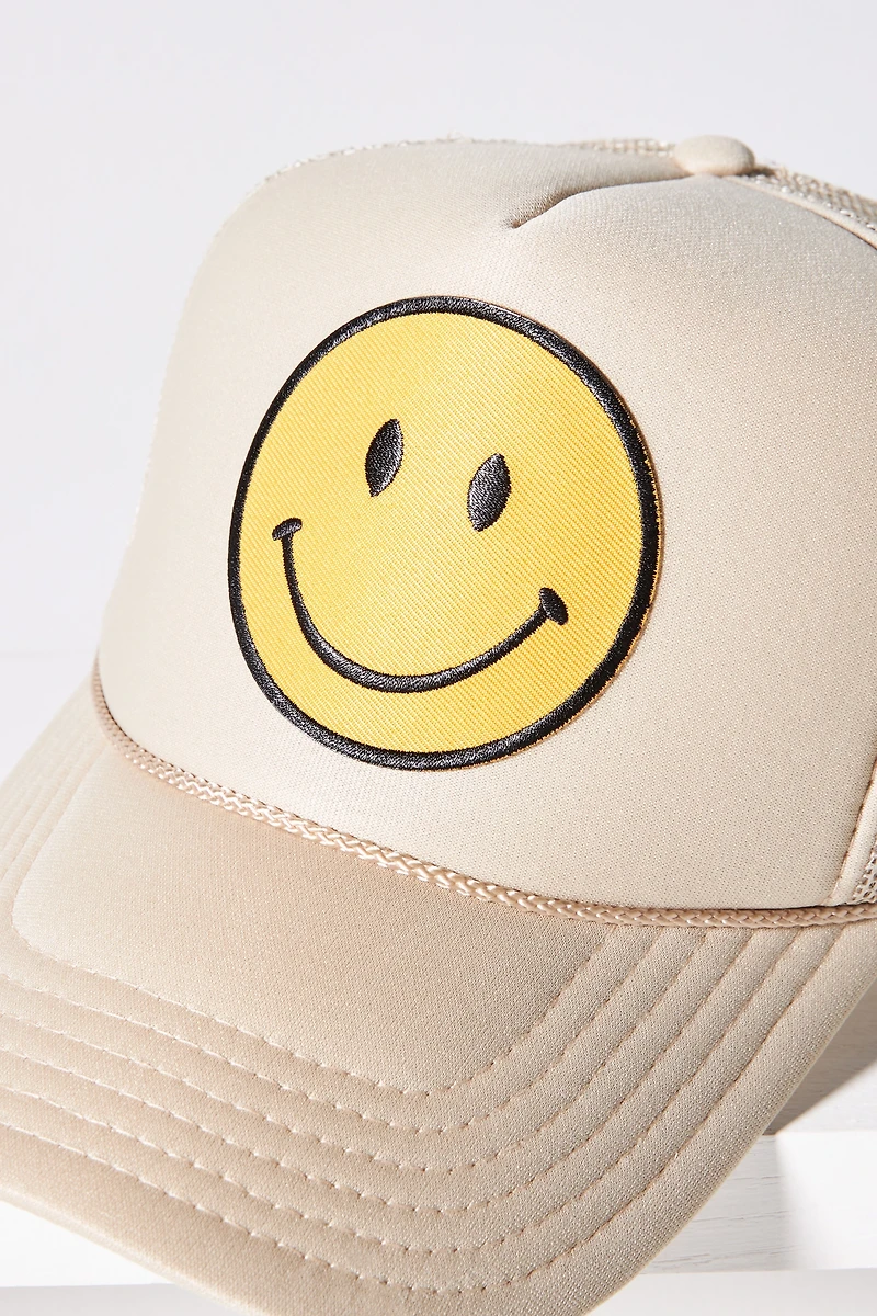 Ascot + Hart Happy Trucker Hat