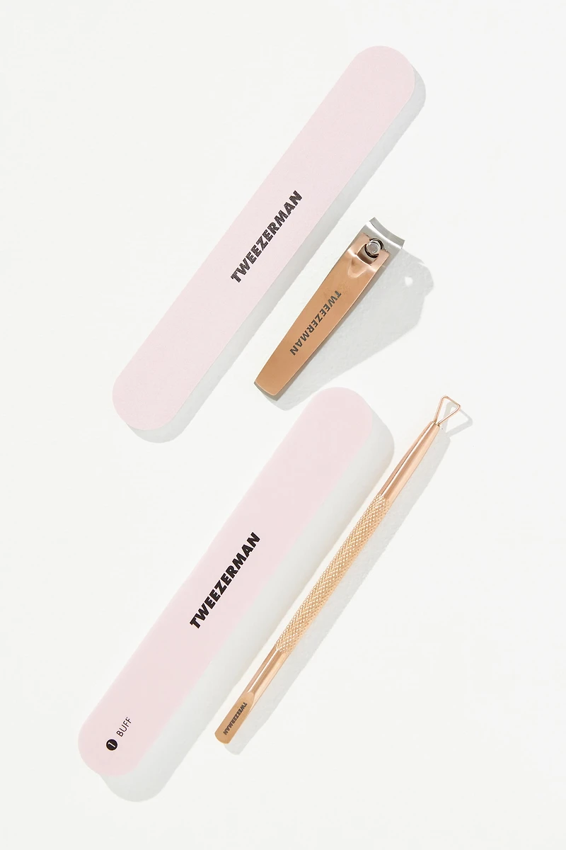 Tweezerman Rose Gold Manicure Set