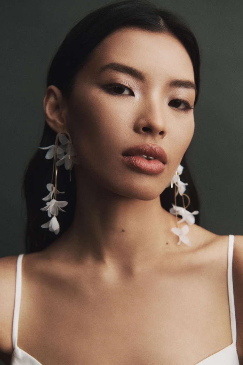 Flower Drop Earrings