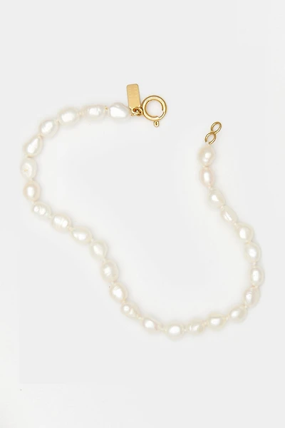 Deux Lions Jewelry Natural Keshi Pearl Anklet