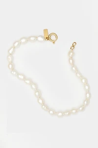 Deux Lions Jewelry Natural Keshi Pearl Anklet