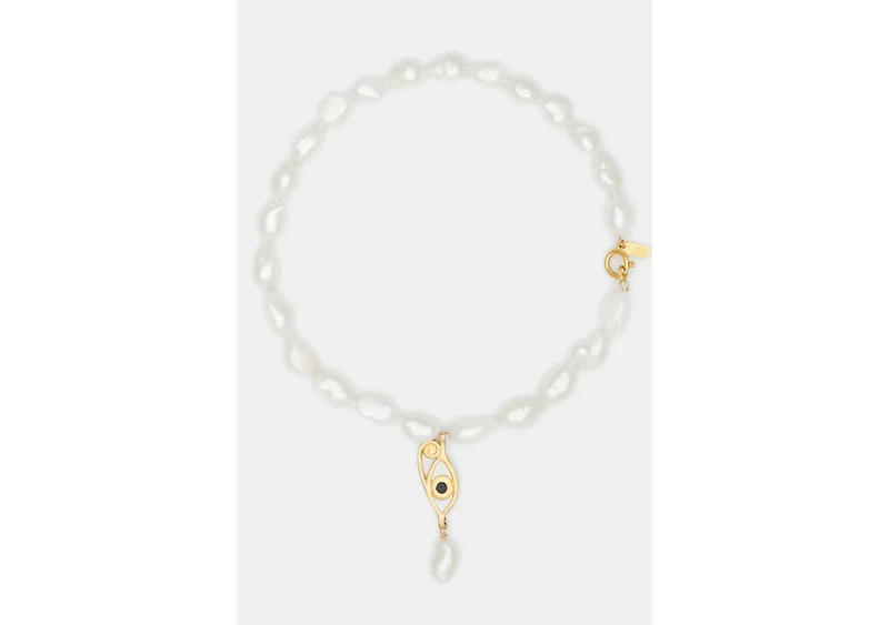 Deux Lions Jewelry Resin Inès Pearl Necklace