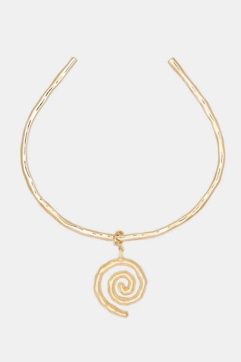 Deux Lions Jewelry Sacred Spiral Choker