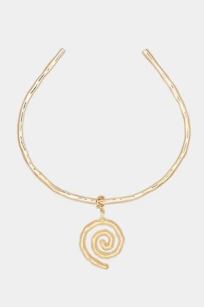 Deux Lions Jewelry Sacred Spiral Choker