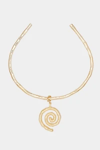 Deux Lions Jewelry Sacred Spiral Choker
