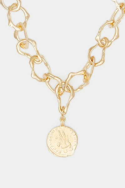 Deux Lions Jewelry Terra Crafted Choker with Sophia Charm