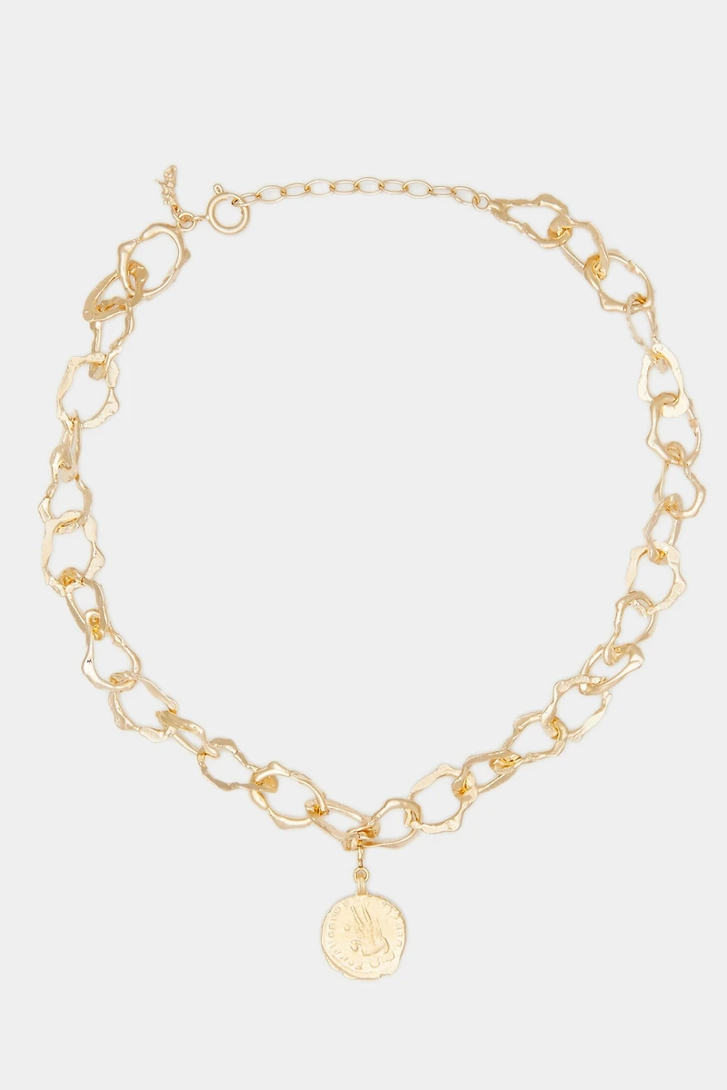 Deux Lions Jewelry Terra Crafted Choker with Sophia Charm