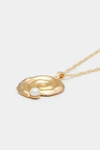 Deux Lions Jewelry Spiral Pearl Necklace