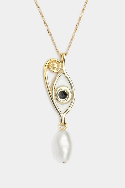 Deux Lions Jewelry Resin Ayla Pearl Necklace