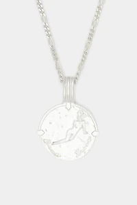 Deux Lions Jewelry Sterling Silver Zodiac Necklace