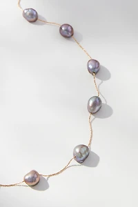 Spaced Pearl Delicate Necklace