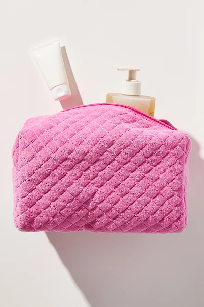 Quilted Terry Cosmetic Bag