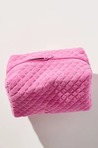 Quilted Terry Cosmetic Bag