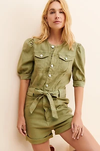 Hudson Puff Sleeve Romper