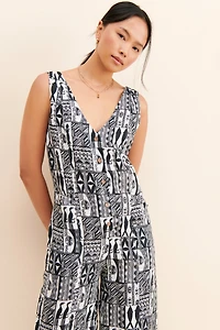 The Odells Mixed Print Jumpsuit