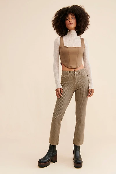 DL1961 Mara Houndstooth Jeans