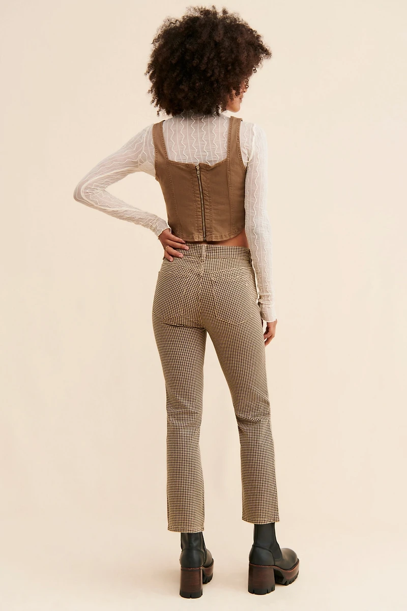 DL1961 Mara Houndstooth Jeans