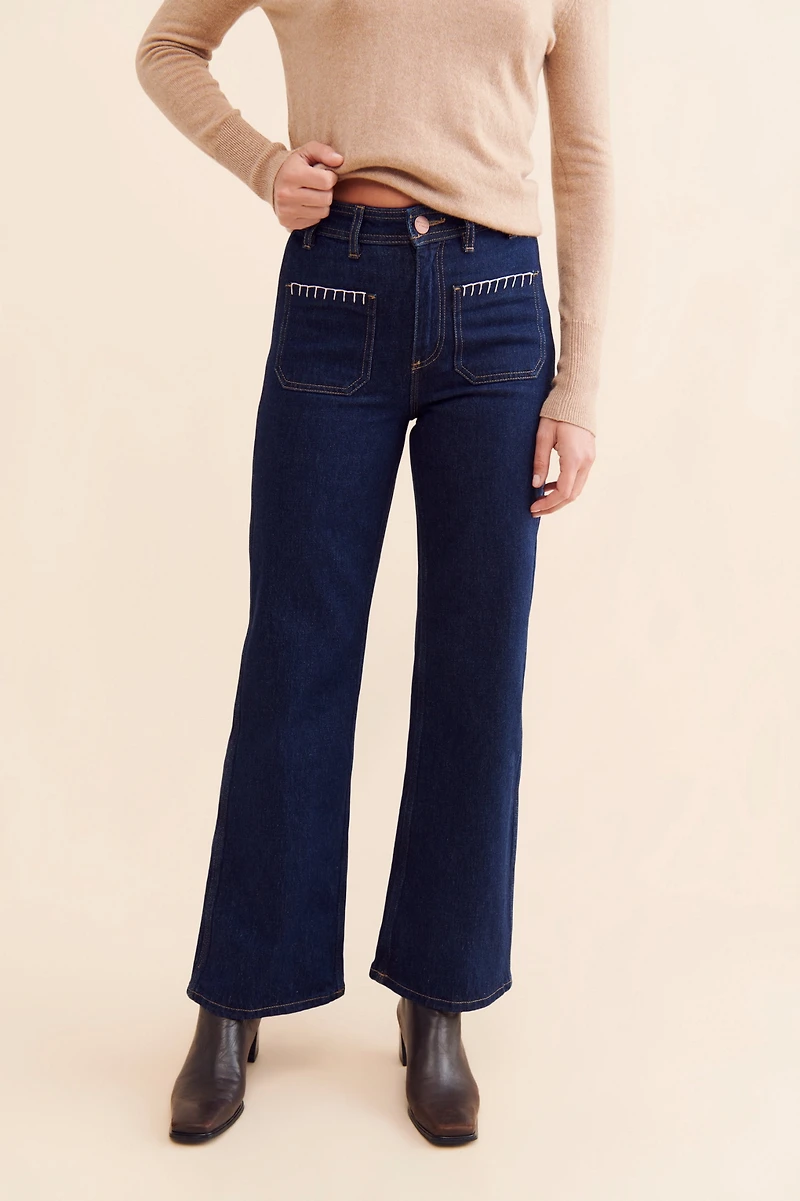 Seventy Mochi Patched Pocket Mabel Jeans