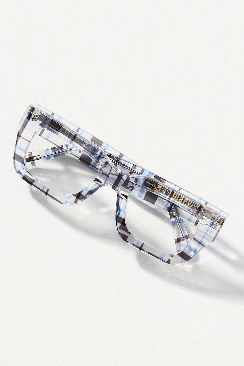 I-SEA Lila Clear Gold Wire Readers
