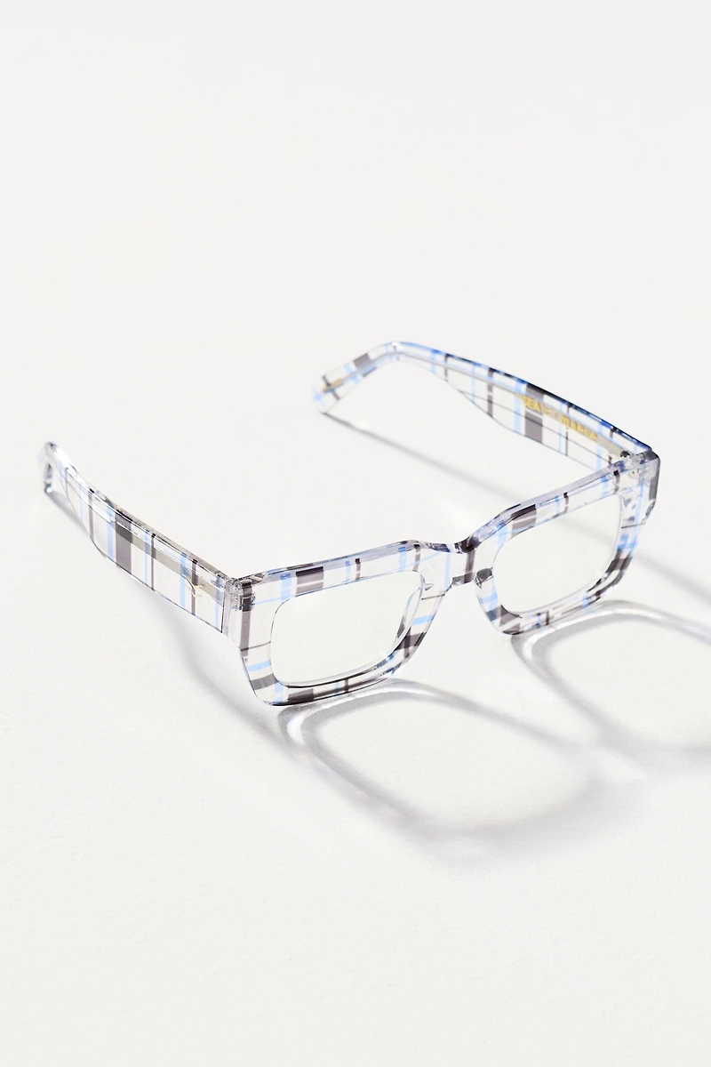 I-SEA Lila Clear Gold Wire Readers