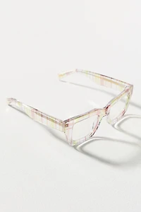 I-SEA Lila Clear Gold Wire Blue Light Readers