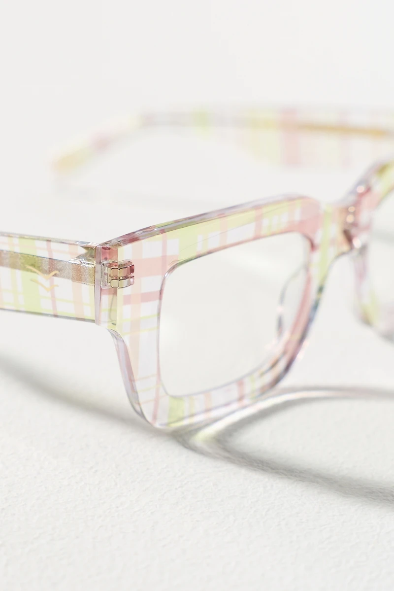 I-SEA Lila Clear Gold Wire Blue Light Readers