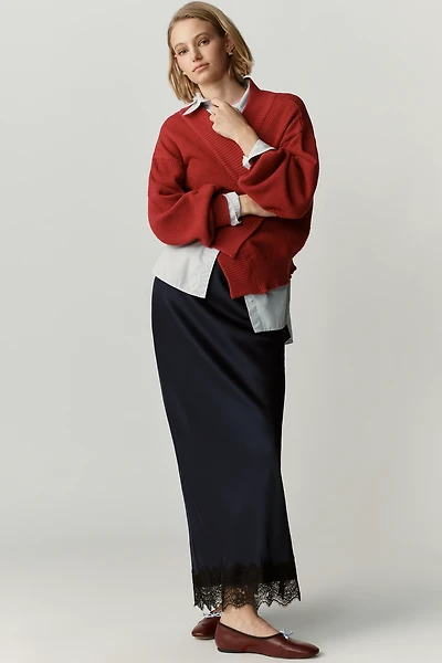 The Livvy Waffle Knit Cardigan by Flat White