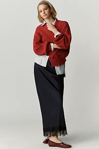 The Livvy Waffle Knit Cardigan by Flat White