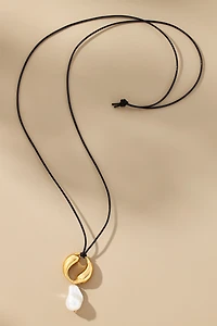 Kozakh Spiral Drop Necklace