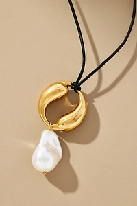 Kozakh Spiral Drop Necklace