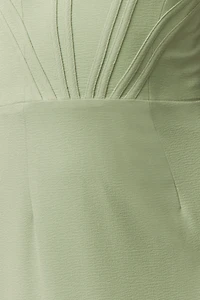 Dress The Population Vickie Off-The-Shoulder Corset Midi