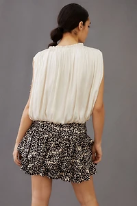 Current Air Sleeveless Draped Top
