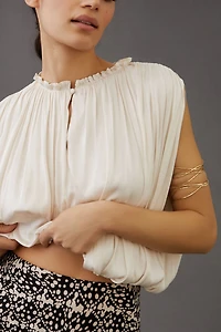 Current Air Sleeveless Draped Top