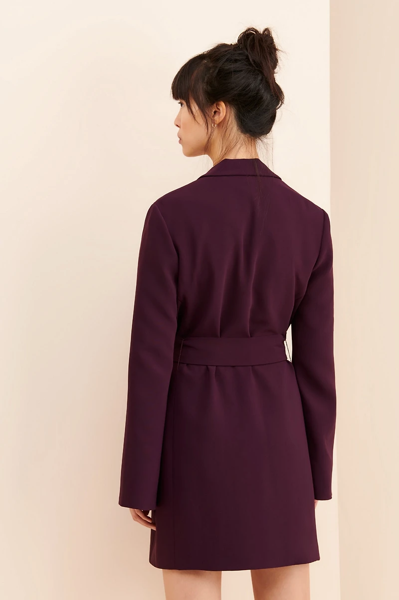 AU x Nuuly V-Neck Blazer Dress
