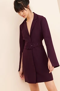 AU x Nuuly V-Neck Blazer Dress