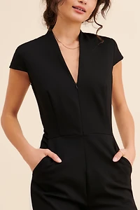 AU x Nuuly Tuxedo Stripe Jumpsuit