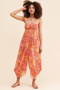 Harem Strapless Jumpsuit