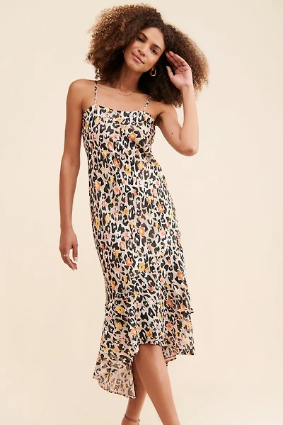Hutch Animal Printed High-Low Dress