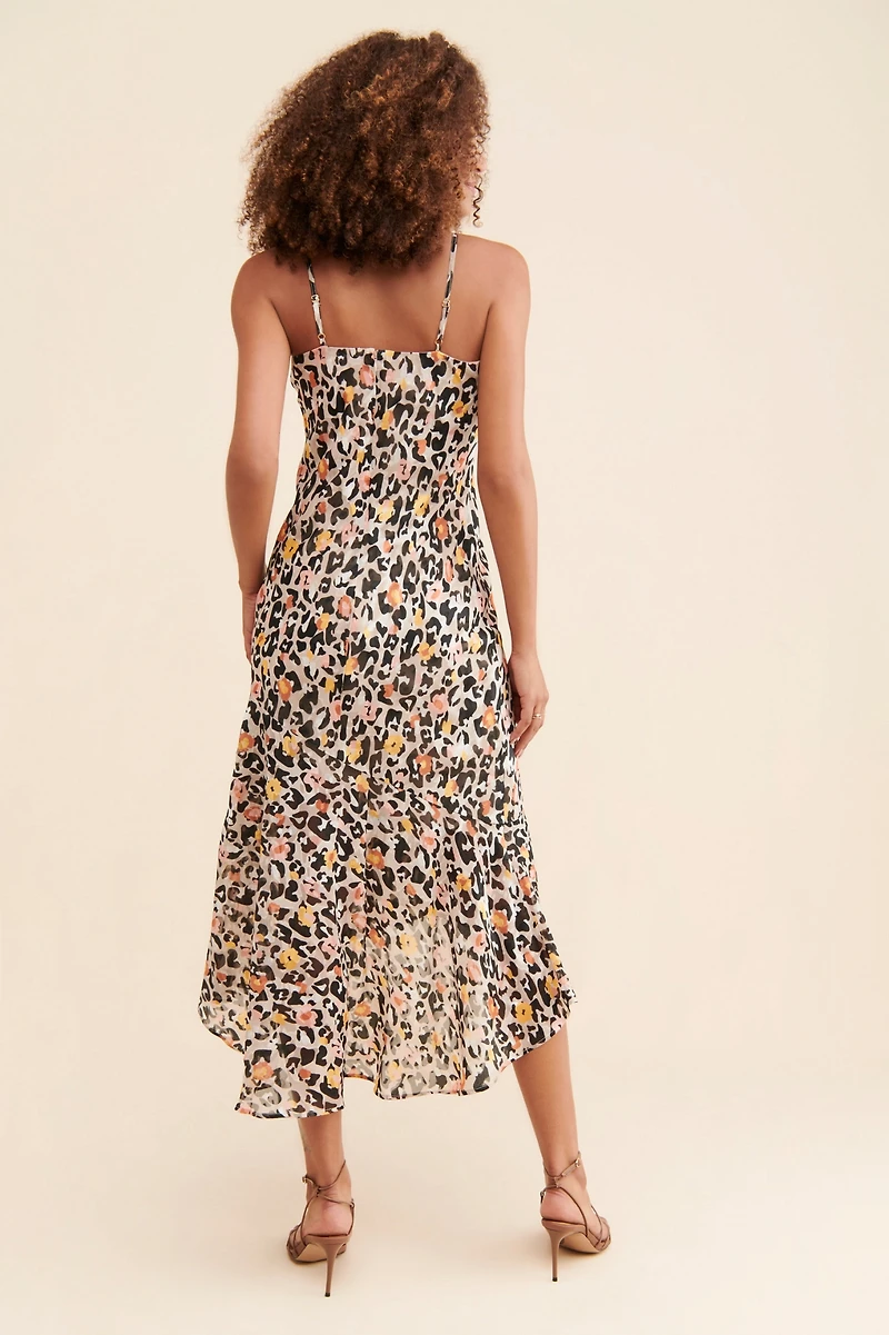 Hutch Animal Printed High-Low Dress