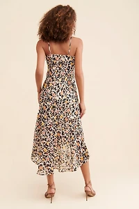 Hutch Animal Printed High-Low Dress
