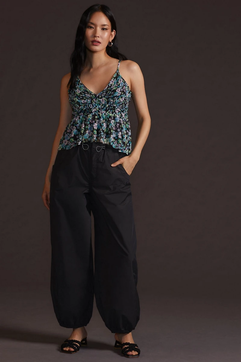 Mesh Ruffle Cami