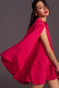 Maeve Silk Cape Dress