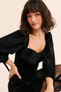 MONTE Marilyn Mini Velvet Dress