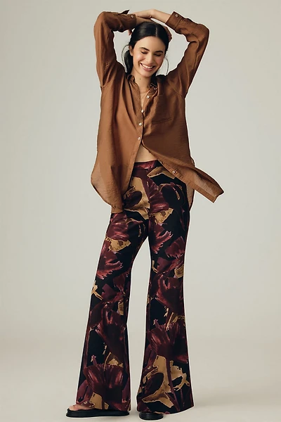 Hutch Petite Printed Flare Pants