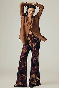 Hutch Petite Printed Flare Pants