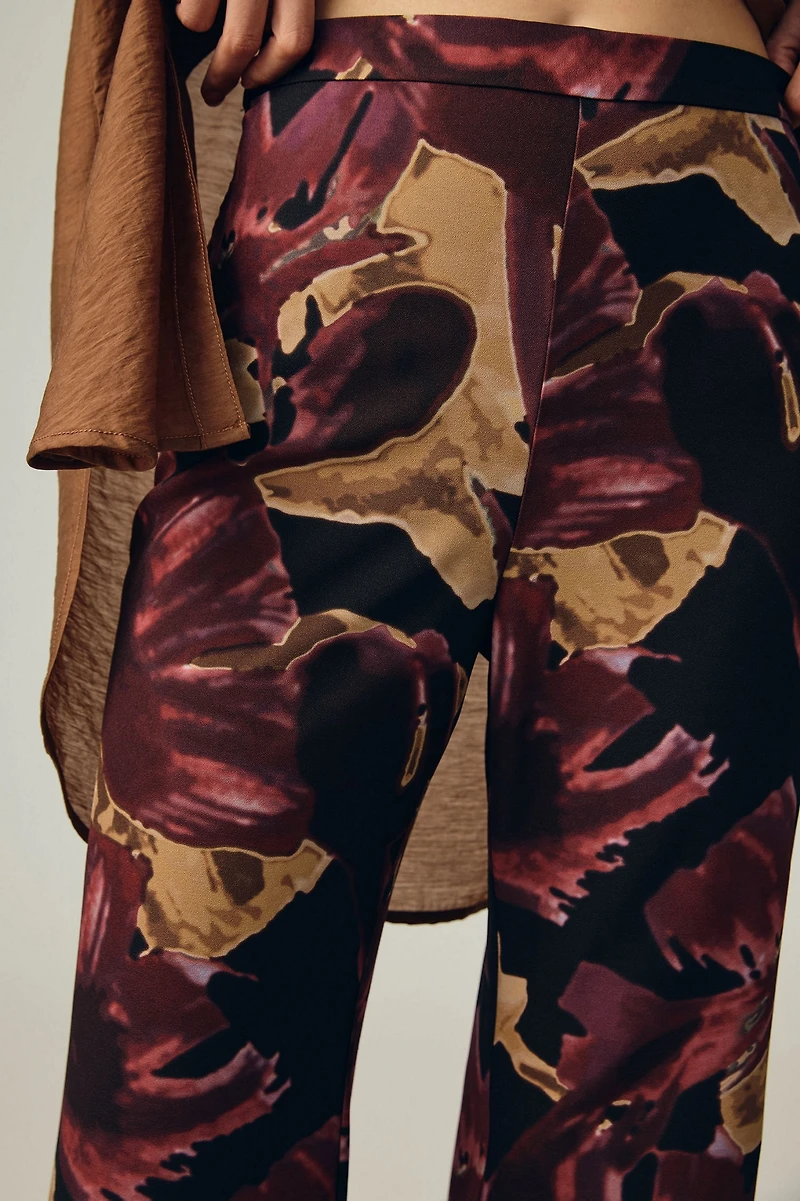 Hutch Petite Printed Flare Pants